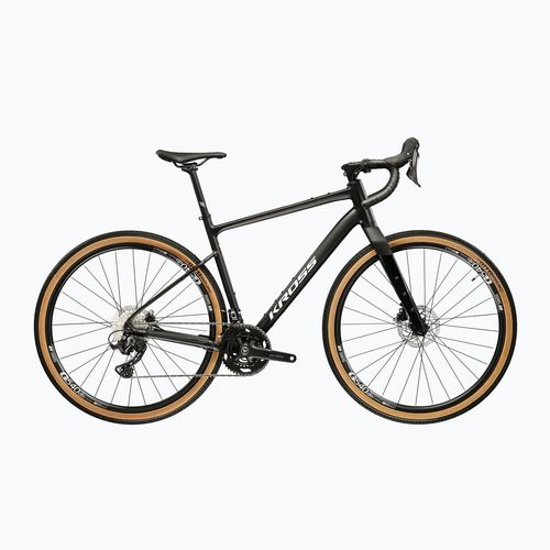 Gravel kerékpár KROSS Esker 6.0 black/white/matte/gloss