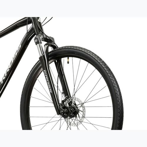 Cross kerékpár KROSS Evado 4.0 black/silver/gloss