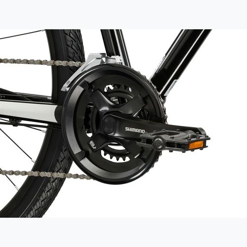 Cross kerékpár KROSS Evado 4.0 black/silver/gloss
