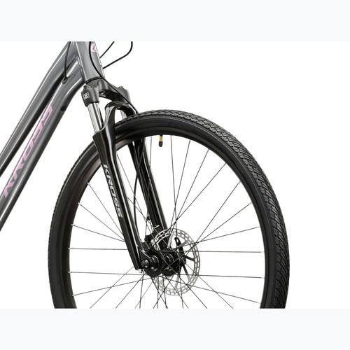 Női cross kerékpár KROSS Evado 4.0 In grey/pink/gloss