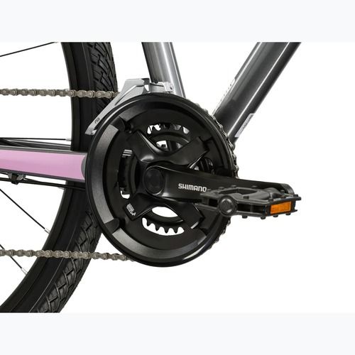 Női cross kerékpár KROSS Evado 4.0 In grey/pink/gloss