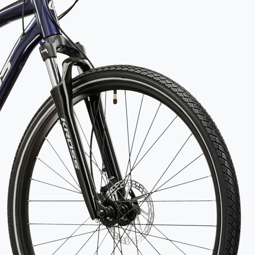 Cross kerékpár KROSS Evado 5.0 navy/silver/gloss