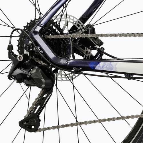 Cross kerékpár KROSS Evado 5.0 navy/silver/gloss
