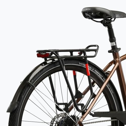 Trekking kerékpár KROSS Trans 5.0 brown/silver/gloss