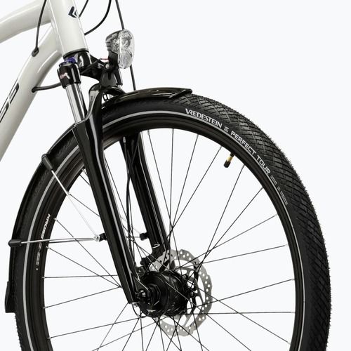 Trekking kerékpár KROSS Trans 5.0 grey/navy blue/gloss