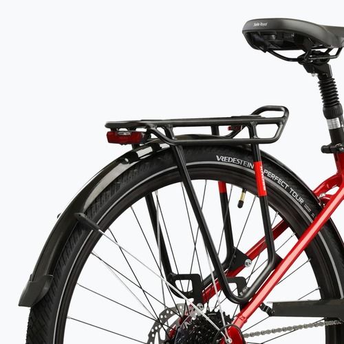 Női trekking kerékpár KROSS Trans 5.0 In red/silver/gloss