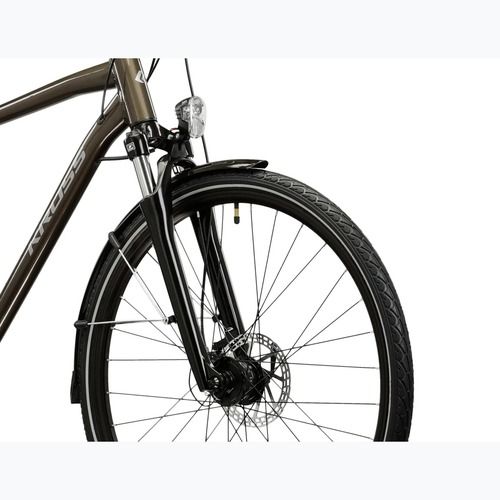 Trekking kerékpár KROSS Trans 4.0 brown/silver/gloss