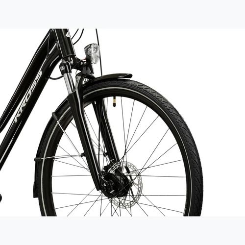 Női trekking kerékpár KROSS Trans 4.0 In black/silver/gloss