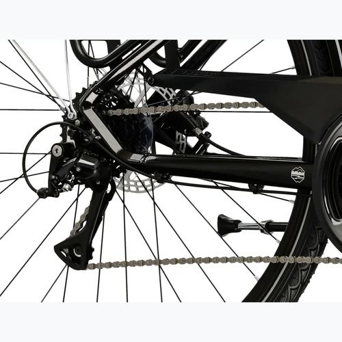 Női trekking kerékpár KROSS Trans 4.0 In black/silver/gloss