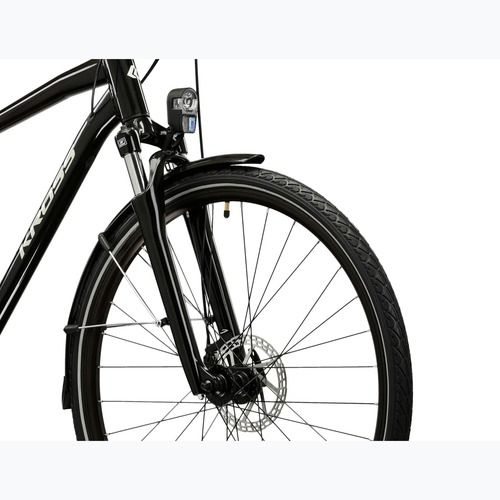 Trekking kerékpár KROSS Trans 3.0 black/grey/gloss