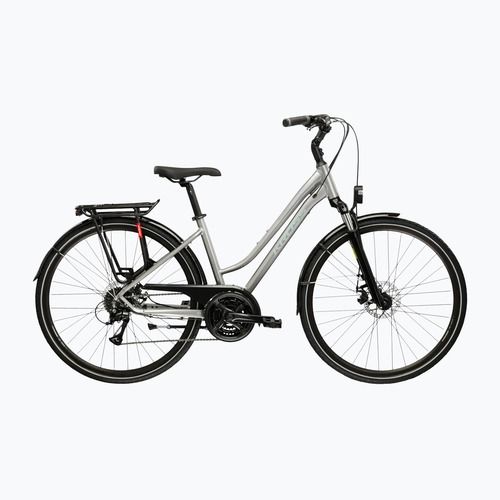Női trekking kerékpár KROSS Trans 3.0 In silver/gray/gloss