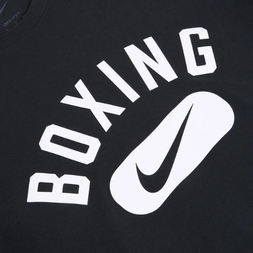 Férfi edzőpóló Nike Boxing Disc DFC black/white