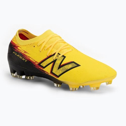 Futballcipő New Balance Furon Elite V8 FG punch yellow/black 100/fire cracker