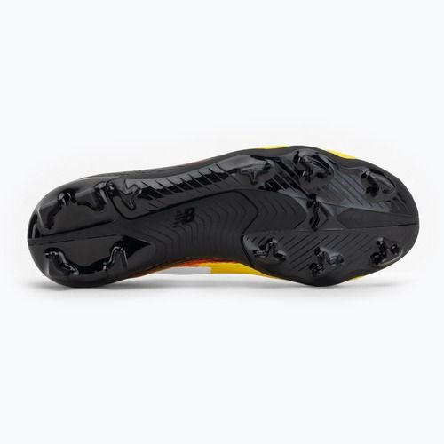 Gyerek focicipő New Balance Furon Team V8 FG punch yellow/black 100/fire cracker