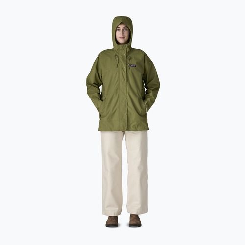 Női esőkabát Patagonia Outdoor Everyday Rain caper green