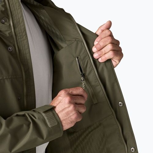 Férfi esőkabát Patagonia Outdoor Everyday Rain basin green