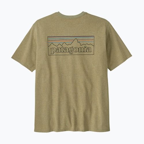 Férfi póló Patagonia P-6 Logo Responsibili-Tee p-6 outline/gumtree green