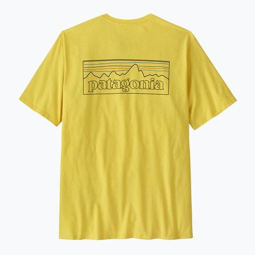 Férfi póló Patagonia P-6 Logo Responsibili-Tee p-6 outline/lemon zest
