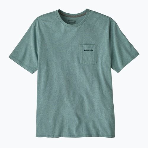 Férfi póló Patagonia Boardshort Logo Pocket Responsibili blue sage