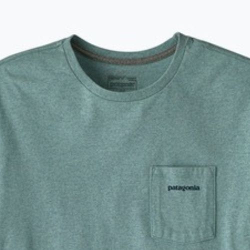 Férfi póló Patagonia Boardshort Logo Pocket Responsibili blue sage