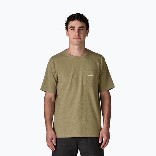 Férfi póló Patagonia Boardshort Logo Pocket Responsibili gumtree green