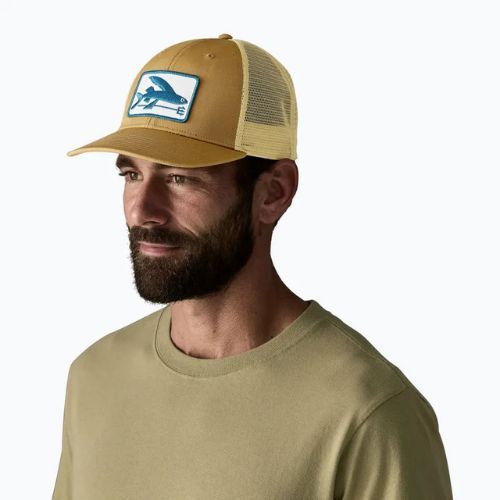 Női baseballsapka Patagonia Flying Fish LoPro Trucker flying fish fork/bobcat brown