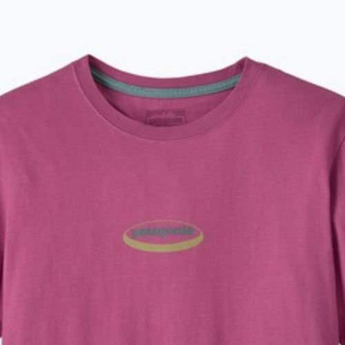 Férfi póló Patagonia '95 Oval Logo faded magenta