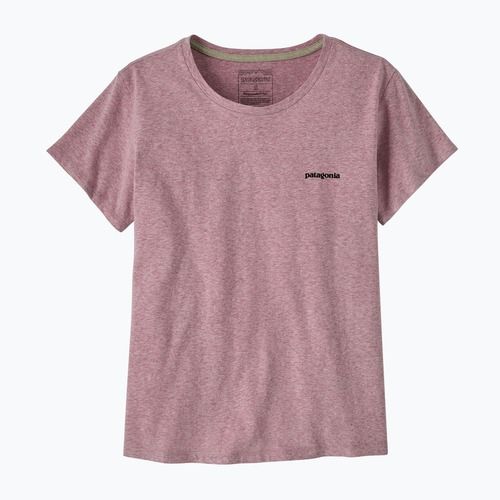 Női póló Patagonia P-6 Logo Responsibili-Tee qulet violet