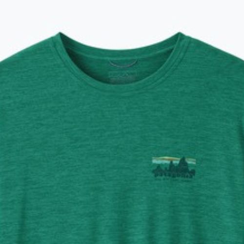 Férfi póló Patagonia Capilene Cool Daily - '73 Skyline gem green/light gem green x-dye