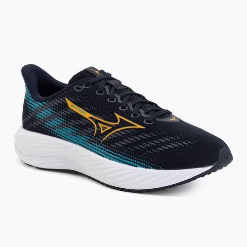 Gyerek futócipő Mizuno Enerzy Rider Jr baritone blue/citrus/capri breeze
