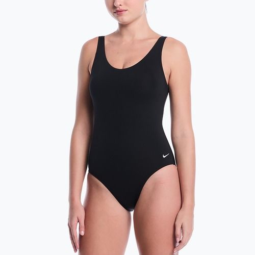 Női egyrészes fürdőruha Nike Essential U-Back black