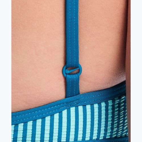 Fürdőruha felső Nike Ripple Texture Bralette Classic Bikini bleached turquoise