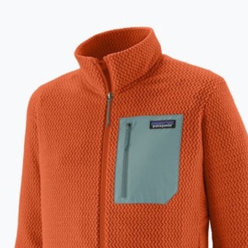 Férfi trekking pulóver Patagonia R1 Air coal orange