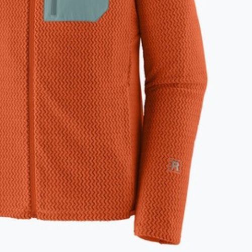 Férfi trekking pulóver Patagonia R1 Air coal orange