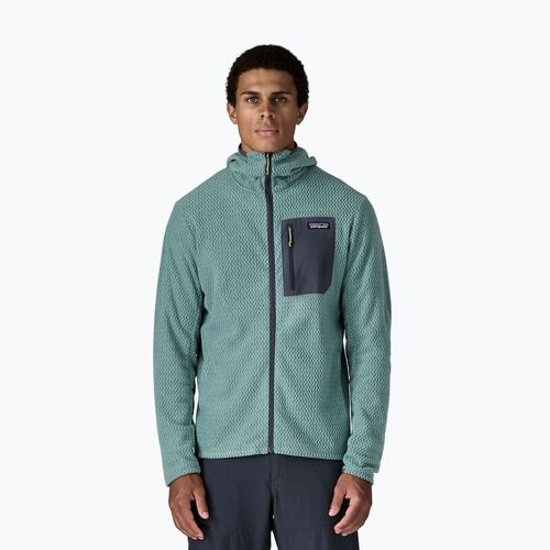 Férfi trekking pulóver Patagonia R1 Air Full Zip Hoody blue sage