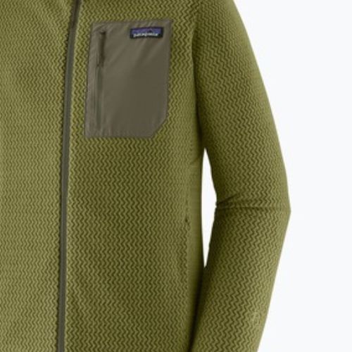 Férfi trekking pulóver Patagonia R1 Air Full Zip Hoody caper green