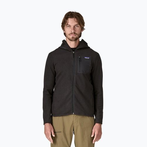 Férfi trekking pulóver Patagonia R1 Air Full Zip Hoody black