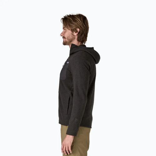 Férfi trekking pulóver Patagonia R1 Air Full Zip Hoody black