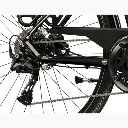 Férfi trekking kerékpár KROSS Trans 7.0 black/silver/gloss