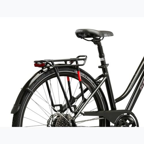 Női trekking kerékpár KROSS Trans 7.0 In black/pink/gloss