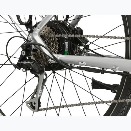 Elektromos kerékpár KROSS Sentio Hybrid 2.0 el. 504 Wh silver/black/gloss