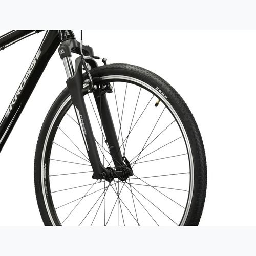 Férfi városi kerékpár KROSS Move 1.0 black/silver/gloss