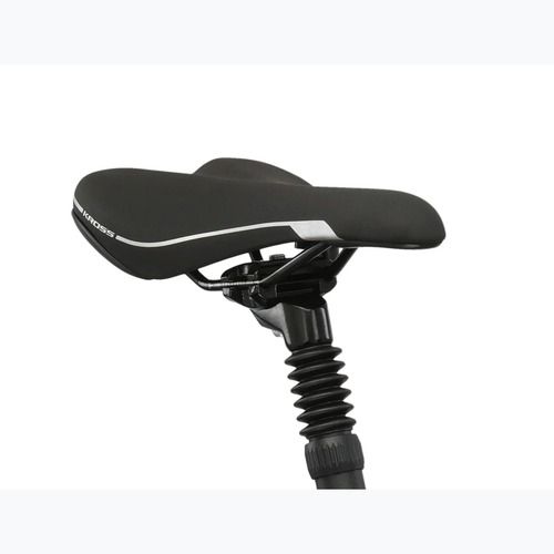 Férfi városi kerékpár KROSS Move 1.0 black/silver/gloss