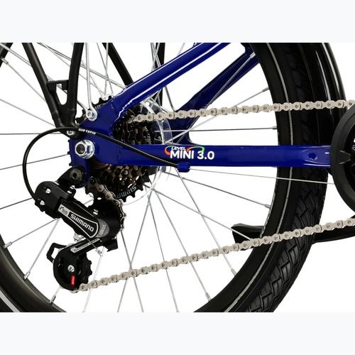 Gyermekkerékpár KROSS Level Mini 3.0 Eq navy blue/white/gloss