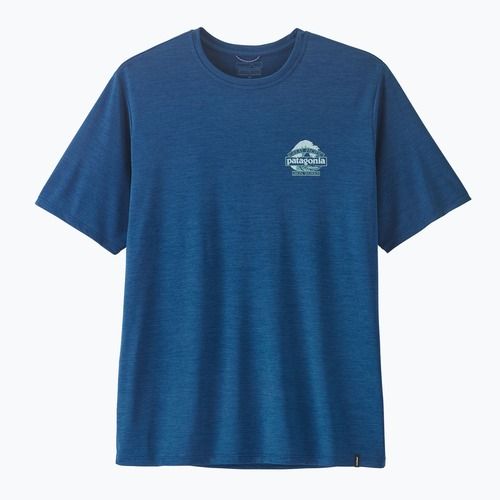 Férfi póló Patagonia Capilene Cool Daily - Great Waves clement blue/light clement blue x-dye