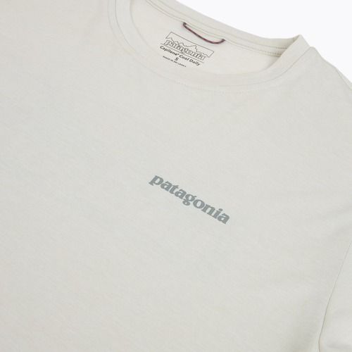 Férfi póló Patagonia Capilene Cool Daily - Boardshort Logo dyno white