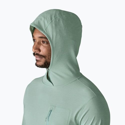Férfi pulóver Patagonia Capilene Cool Sun Hoody thermal blue/thin ice x-dye