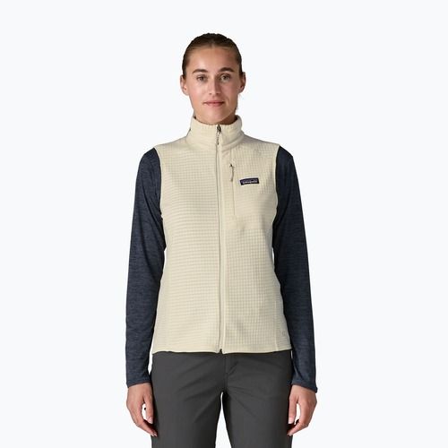 Női mellény Patagonia R1 wool white