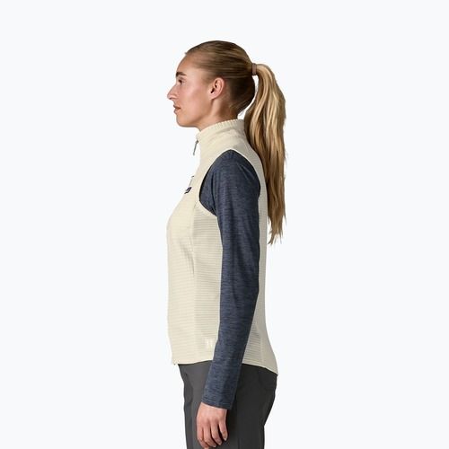Női mellény Patagonia R1 wool white
