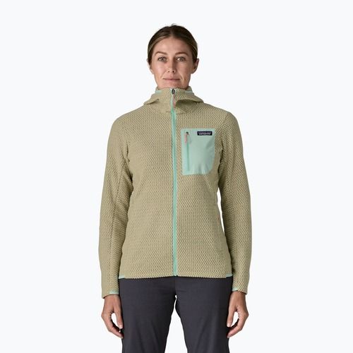 Női polár pulóver Patagonia R1 Air Full-Zip Hoody weathered stone
